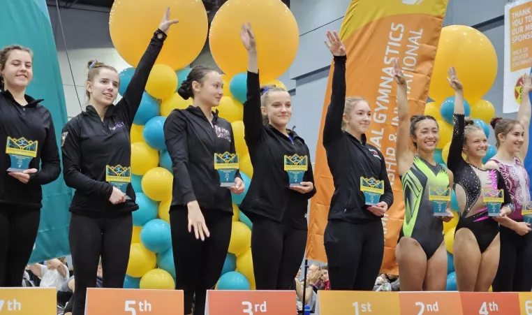 Alexis Nemchik Takes First Place in All-Around at 2023 YMCA National Gymnastics Championship