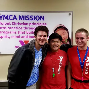 Jennersville YMCA lifeguards and Avon Grove High School seniors Long Tran, Josh Prosser and Sean Kushnerock recently saved a member’s life, thanks to the skills they learned in their training at the YMCA. 
